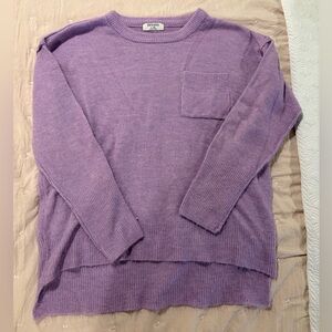 Zenana Outfitters Purple Crewneck Sweater